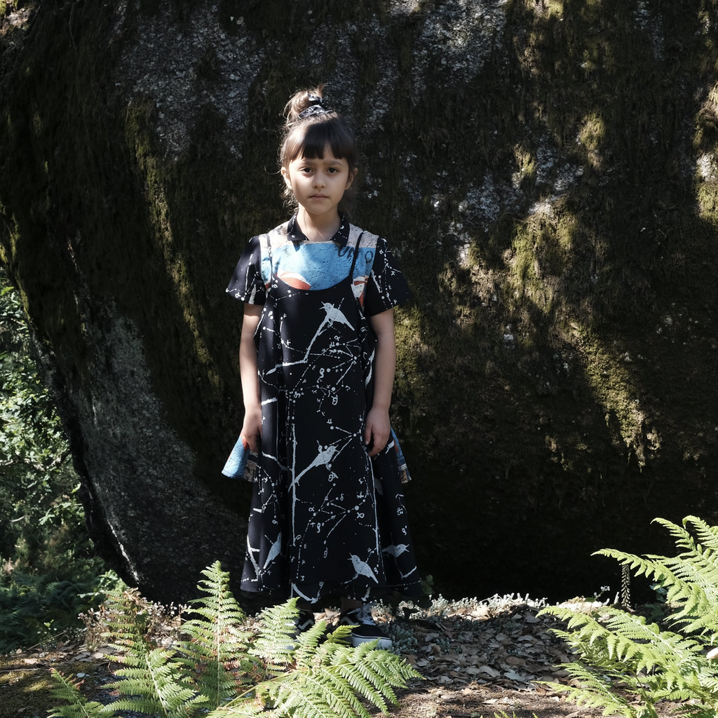 Wolf and Rita Assuncao Galaxy Woven Dress kids dresses Wolf and Rita   