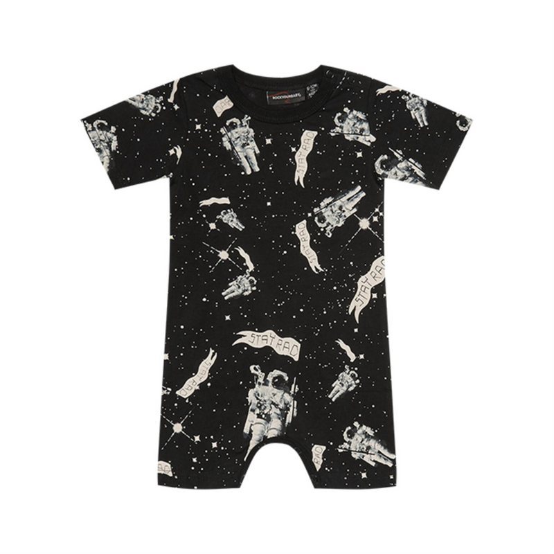 Rock Your Baby Rad Spaceman Playsuit baby onesies Rock Your Baby   
