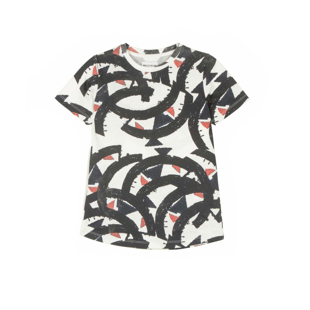 Wolf and Rita Sebastiao Broken Fall Organic Boy T Shirt kids T shirts Wolf and Rita   