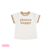 Rylee + Cru Choose Happy Ringer kids T shirts Rylee And Cru   