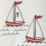 Mini Rodini Sailing Boat Aop Wing Dress kids dresses Mini Rodini   