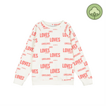 Beau Loves Natural Loves Loves Raglan Sleeve Sweater kids sweatshirts Beau Loves   