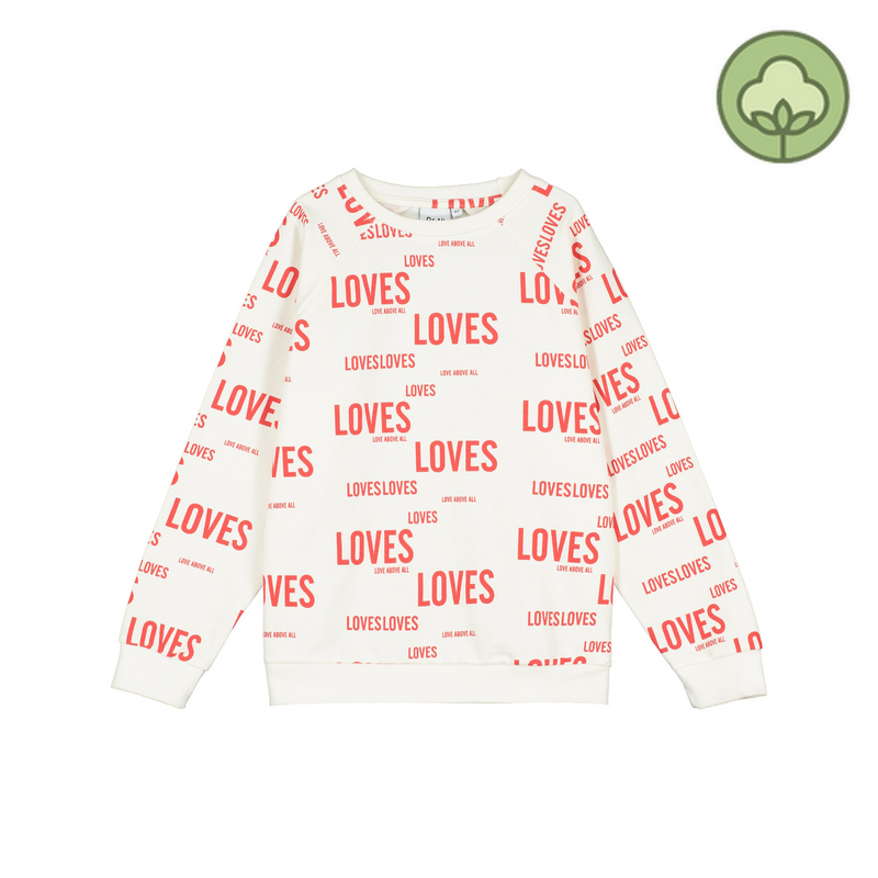 Beau Loves Natural Loves Loves Raglan Sleeve Sweater kids sweatshirts Beau Loves   