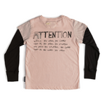 Nununu World Attention T-Shirt Pink