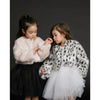 Petite Hailey Fur Jacket White/Black kids coats Petite Hailey   