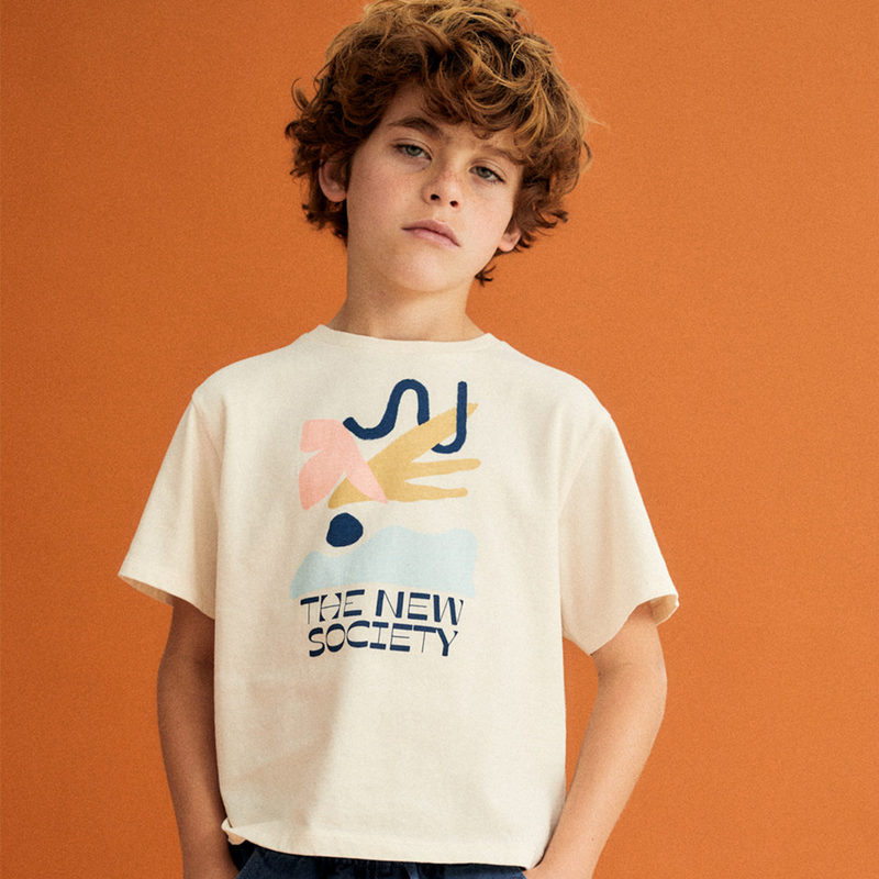 The New Society Positional Tee 1 kids T shirts The New Society   