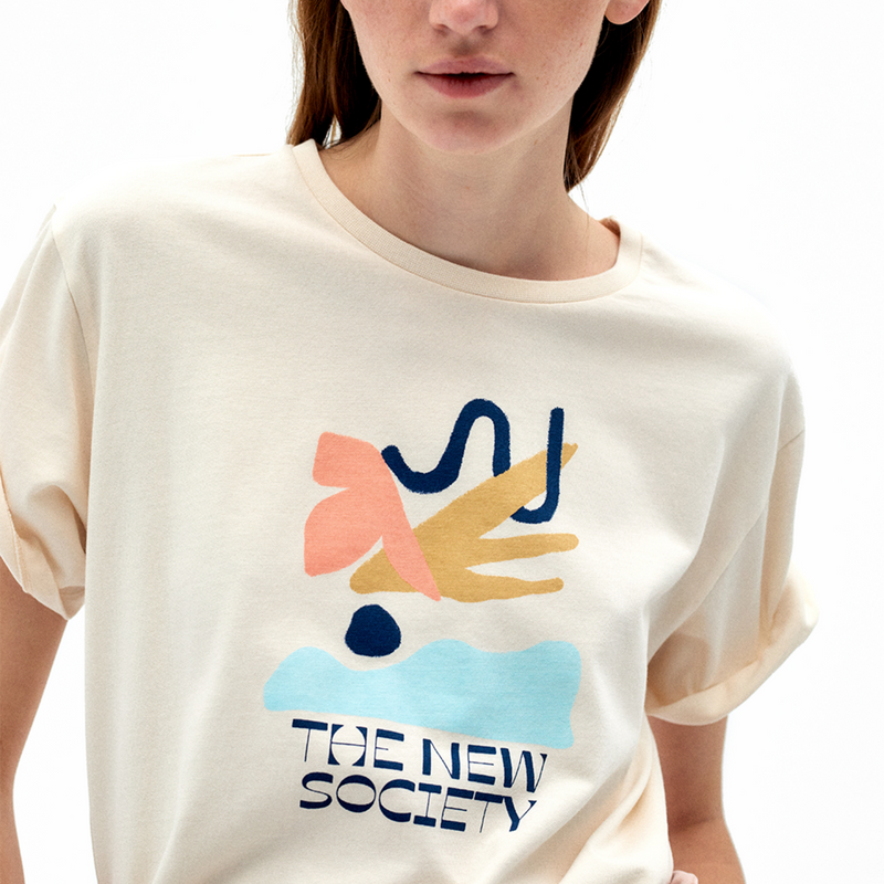 The New Society Women Positional Tee Women T shits The New Society   