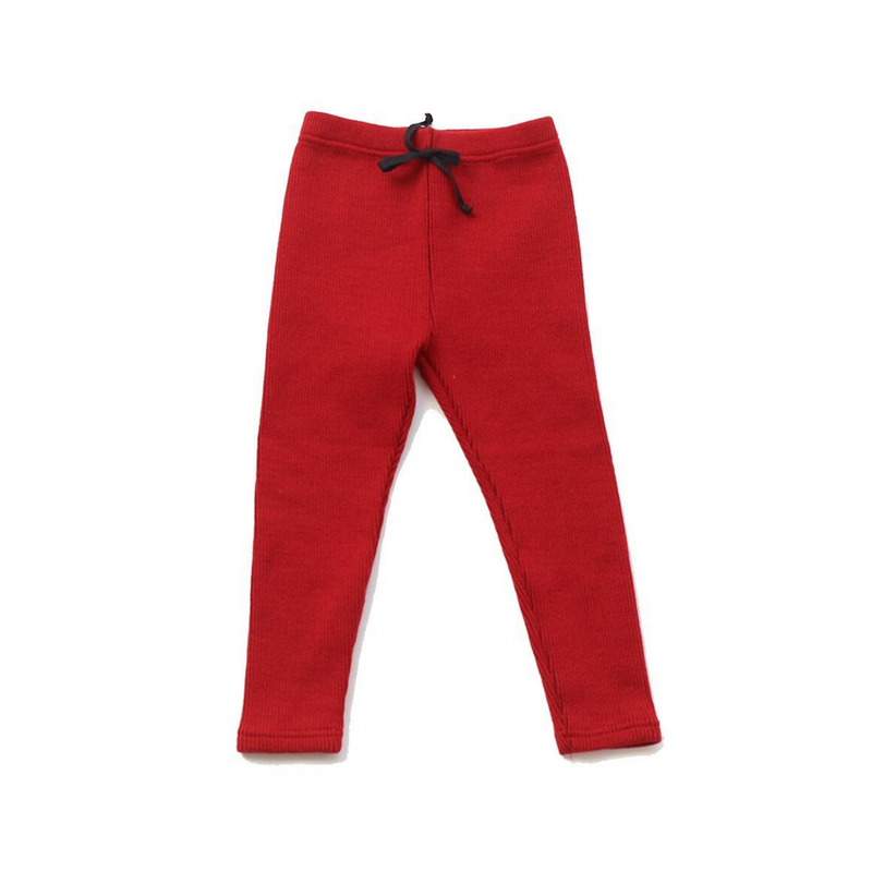 Petite Hailey Knit Pants Red