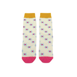 Petite Hailey Flower Kneehigh Socks kids socks and tights Petite Hailey S Ivory 