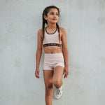 PLAY X PLAY Play Sports Bra | Blush Ribbed - Crown Forever