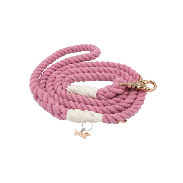 Sassy Woof Dog Rope Leash Candy Pink – Crown Forever