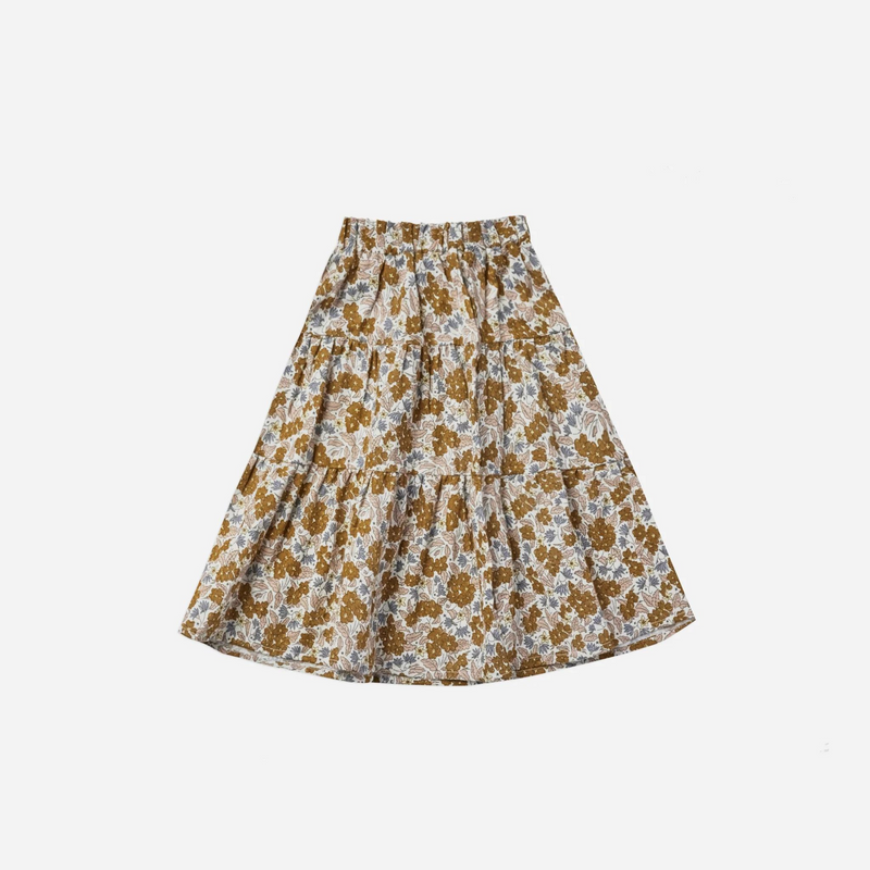 Rylee + Cru Tiered Midi Skirt || gardenia kids skirts Rylee And Cru   