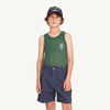 The Animals Observatory Green Logo Frog T-Shirt kids tanktops The Animals Observatory   
