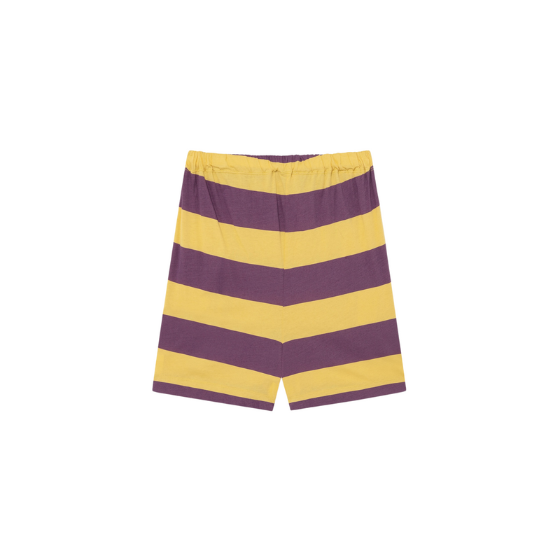 The Animals Observatory Yellow Stripes Mole Pants kids shorts The Animals Observatory   