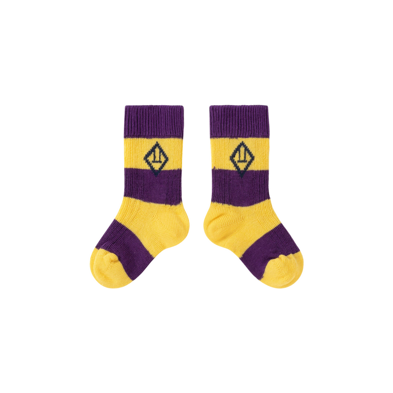 The Animals Observatory Yellow Baby Worm Socks