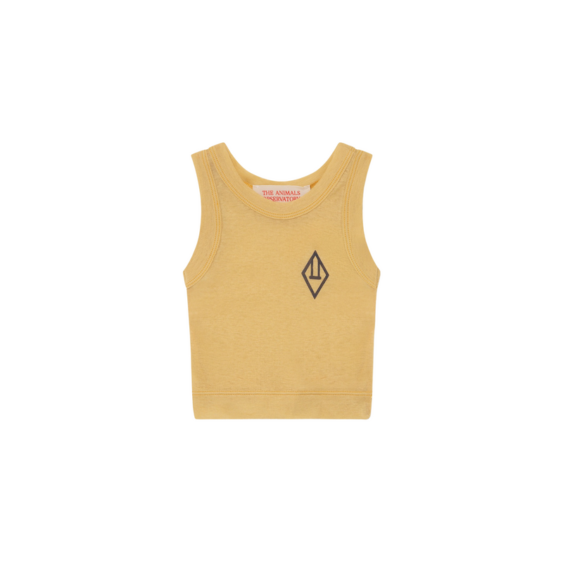 The Animals Observatory Brown Logo Frog Baby T-Shirt baby tank tops The Animals Observatory   