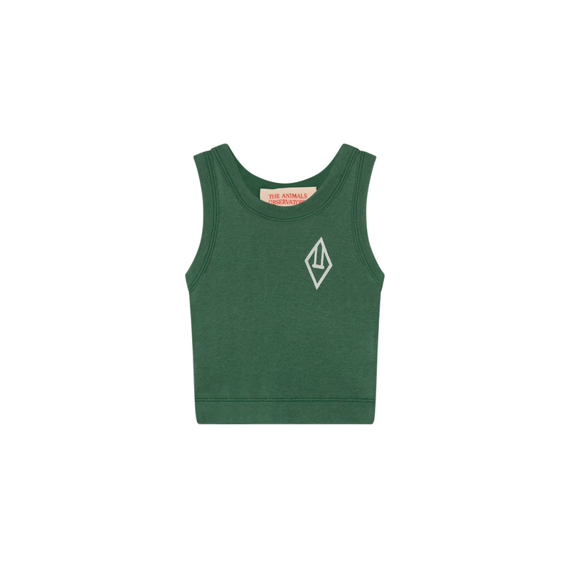 The Animals Observatory Green Logo Frog Baby T-Shirt baby tank tops The Animals Observatory   