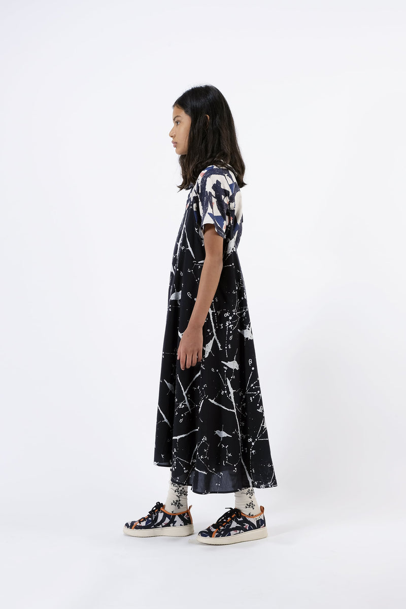 Wolf and Rita Assuncao Galaxy Woven Dress kids dresses Wolf and Rita   