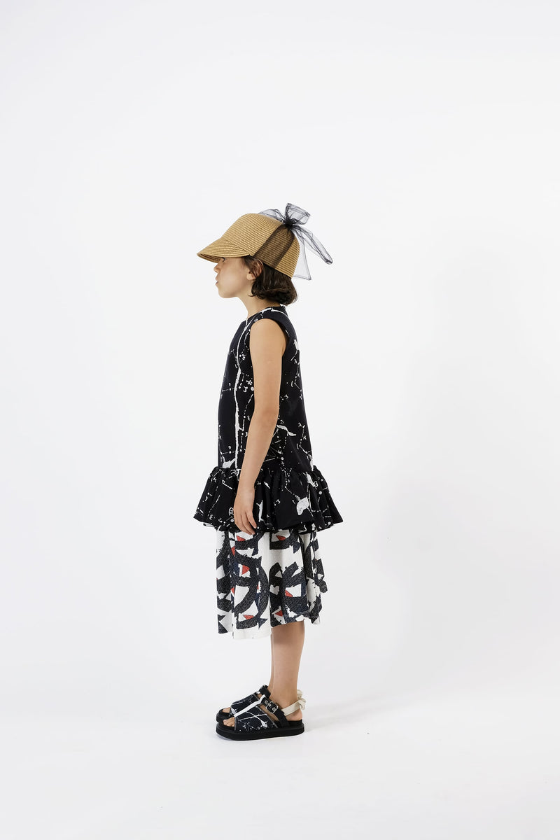 Wolf and Rita Lara Galaxy Woven Top kids tops Wolf and Rita   