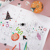 Meri Meri Halloween Coloring Posters (set of 2) kids art+craft Meri Meri   