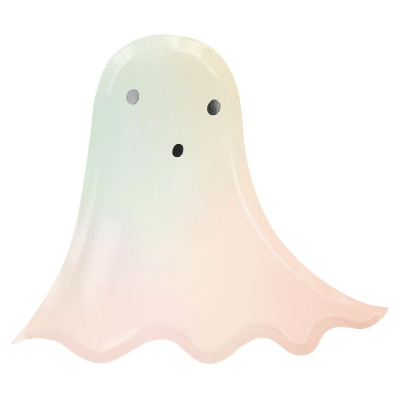 Meri Meri Pastel Halloween Ghost Plates (set of 8)