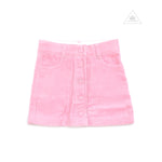 Stella McCartney Kids Girl Jumbo Cord Skirt Pink - Crown Forever
