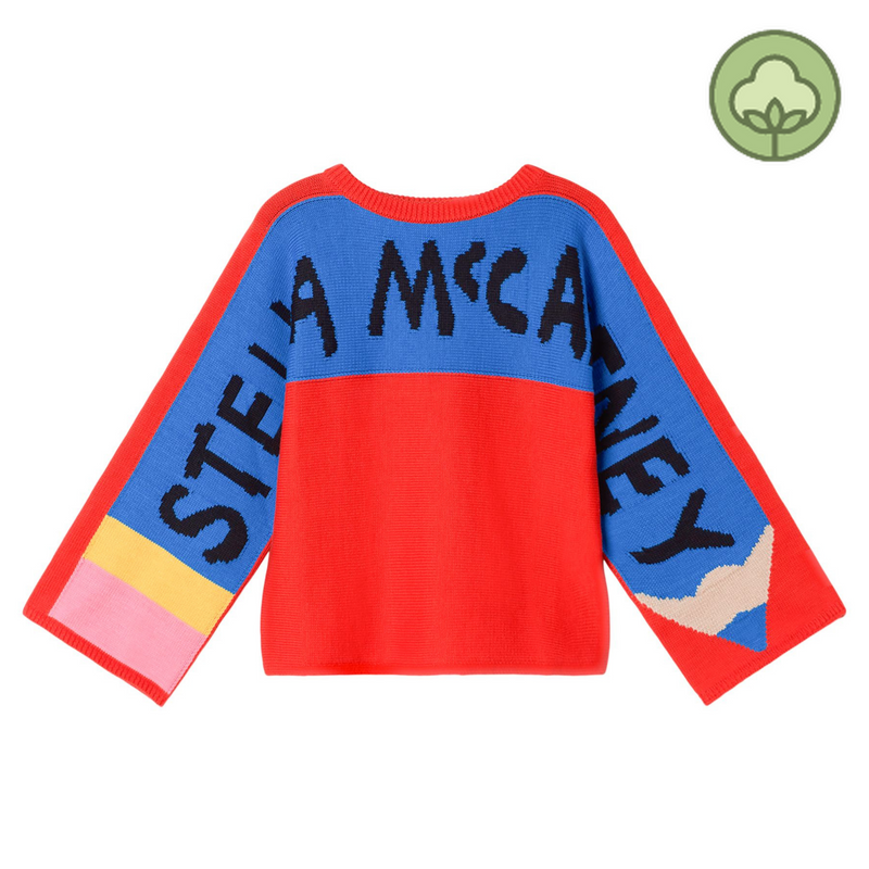 Stella McCartney Kids Girl Stella Pencil Sweater kids sweaters Stella McCarney Kids   