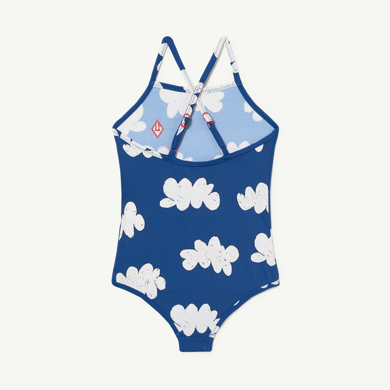 The Animals Observatory Girls Trout Logo Swimsuit (UPF50+) kids swimwear one-pieces The Animals Observatory   