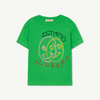 The Animals Observatory Green Rooster T-Shirt kids T shirts The Animals Observatory   