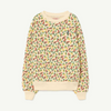 The Animals Observatory White Flowers Bear Sweatshirt kids sweatshirts The Animals Observatory   