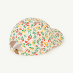 The Animals Observatory White Flowers Hamster Cap kids hats The Animals Observatory   