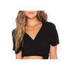 Wildfox Couture Short Sleeve Wrap Top WF Top Wildfox Couture   