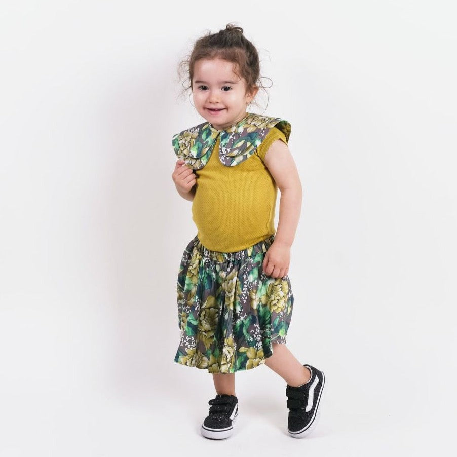 Wolf and Rita Baby Luisa Yellow Flowers Shorts kids shorts Wolf and Rita   