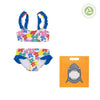 Stella McCartney Kids Girl Multicolor Flower Bikini kids swimwear sets Stella McCarney Kids   