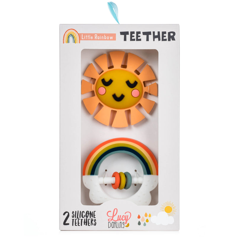 Lucy Darling Little Rainbow Teether Toy kids teether Lucy Darling   