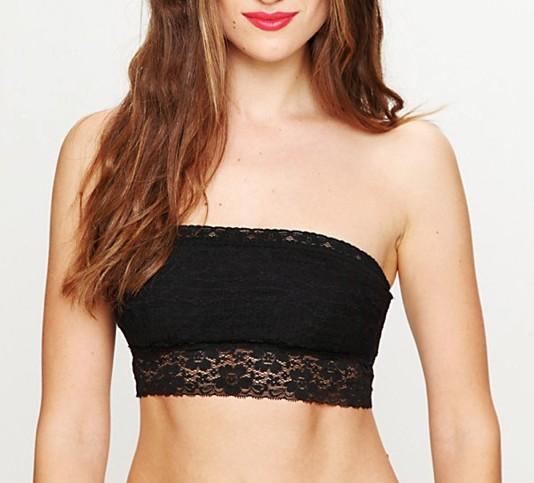 Free People Stretch Lace Lined Bandeau Bra Bra Free People   