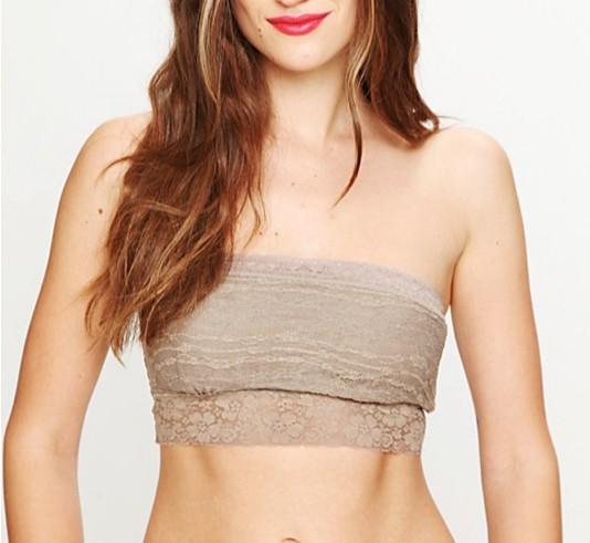 Free People Stretch Lace Lined Bandeau Bra Bra Free People   