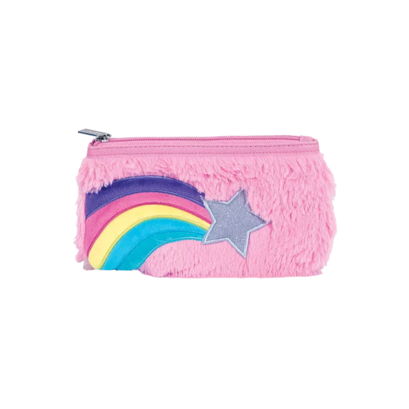 Iscream Shooting Star Furry Pencil Case - Crown Forever