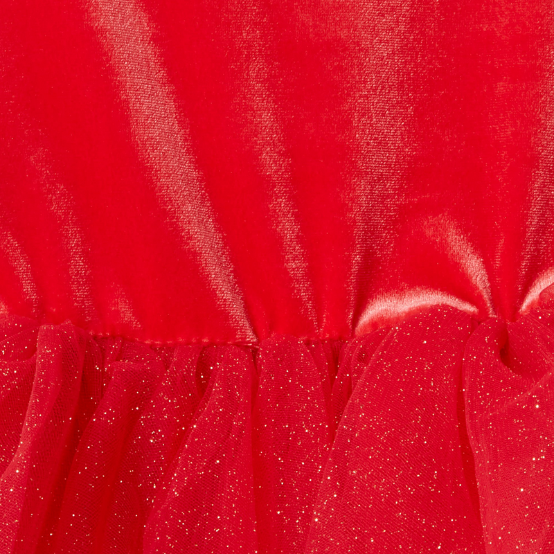Iloveplum B.A.E. Velvet Tutu Dress Red