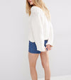 Free People Beachy Off Shoulder Slouch Sweater- Two Colors Sweater Free People   