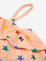 Bobo Choses Baby Multicolor Stars all over romper kids playsuits and jumpsuits Bobo Choses   