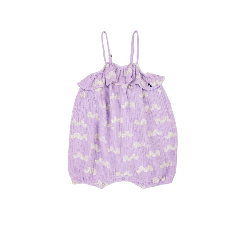 Bobo Choses Baby Waves all over romper kids playsuits and jumpsuits Bobo Choses   