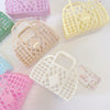 Sun Jellies Retro Basket (Mini) Bubblegum Latte kids bags Sun Jellies   