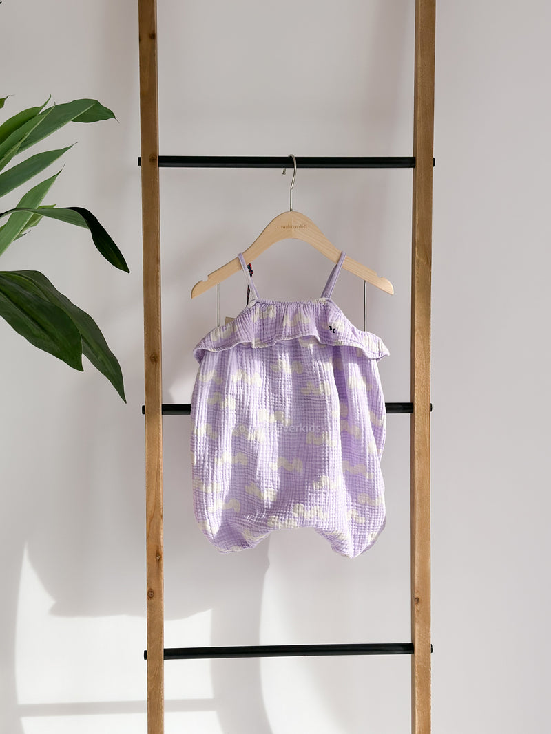 Bobo Choses Baby Waves all over romper kids playsuits and jumpsuits Bobo Choses   