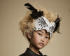 Animalesque Monochrome Owl Headdress kids hair accessories Animalesque   