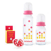 Lollaland Glass Baby Bottle Gift Set Three Colors Cup Lollaland Pink  