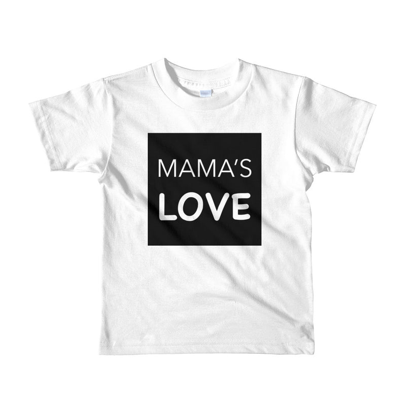 MAMA'S LOVE Short sleeve kids t-shirt White baby t-shirt CROWN FOREVER 2-3yrs  