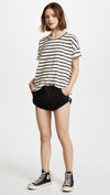 One Teaspoon Relaxed Fit Sailor Shorts OTS Jean Shorts One Teaspoon   