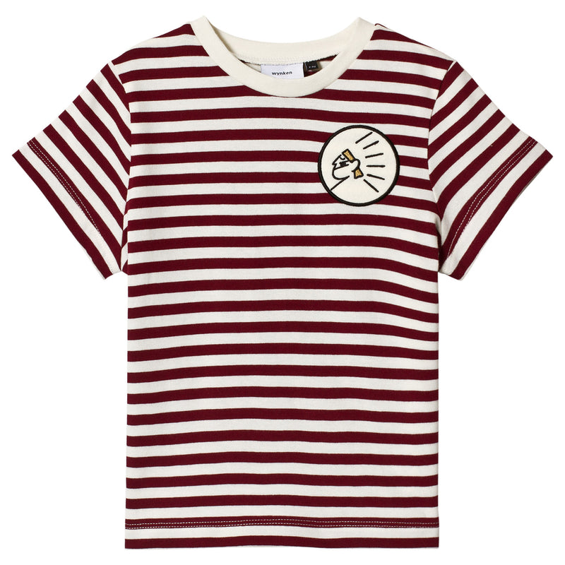 Wynken Apache Red and White Striped T-Shirt