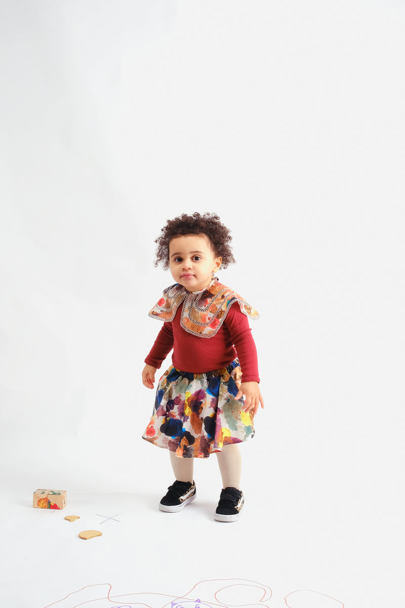 Wolf and Rita Luisa Blue Avalanche Baby Shorts kids shorts Wolf and Rita   